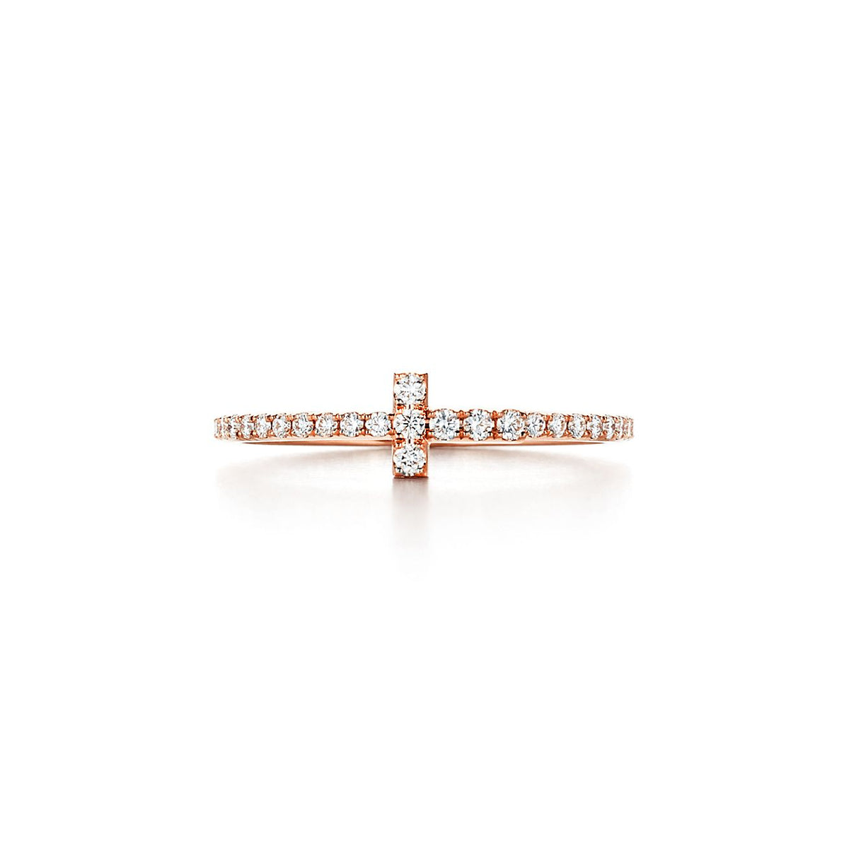 18K Tiffany Diamond Wire Ring