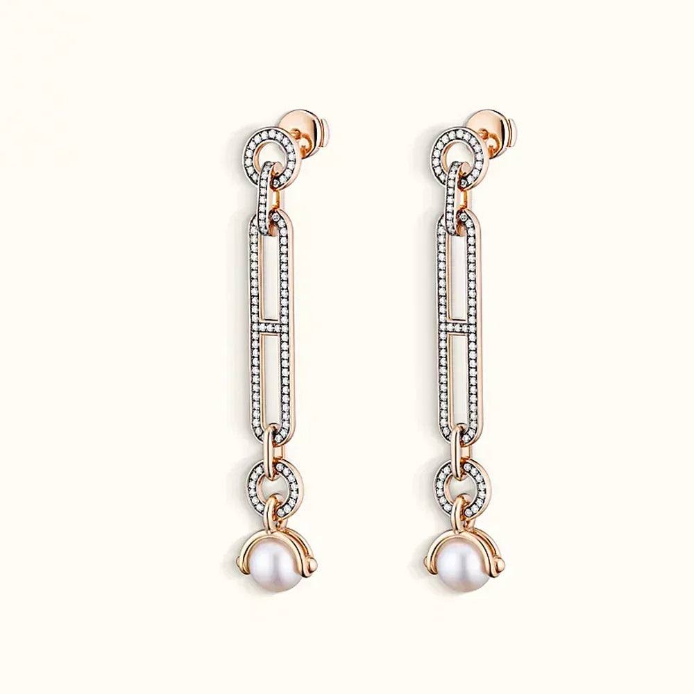 18K Chandra Diamonds Earrings