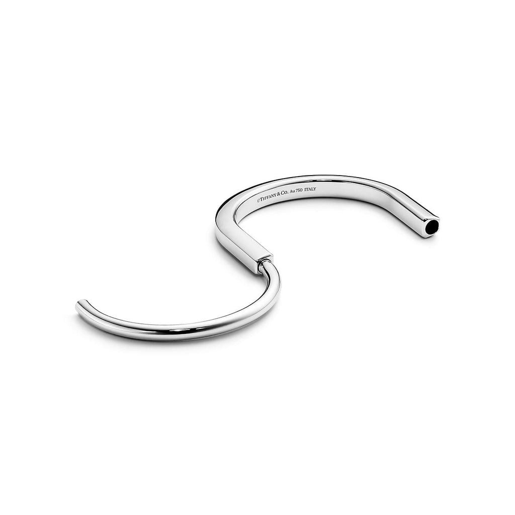 18K Tiffany Lock Bangle Bracelet