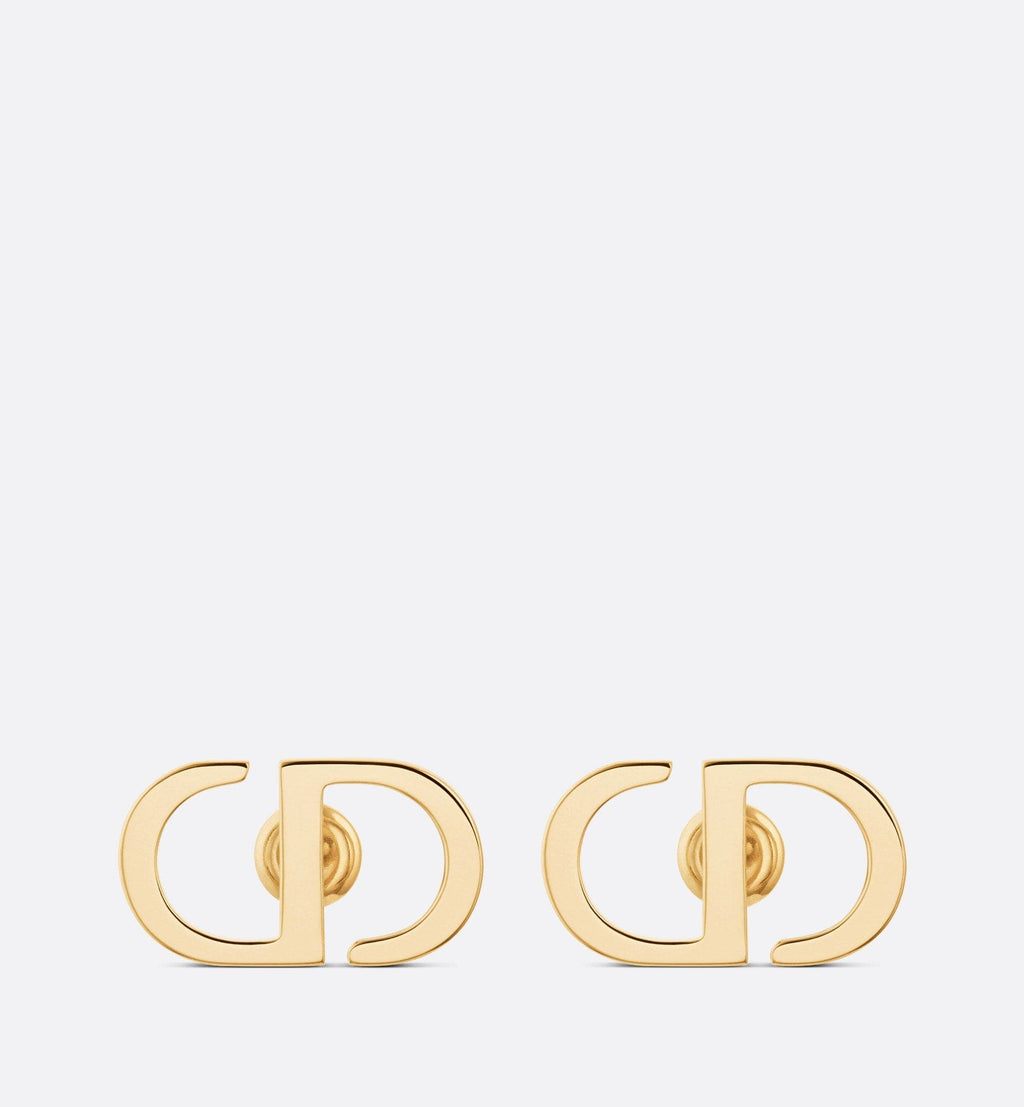 18K Petit Dior Stud Earrings