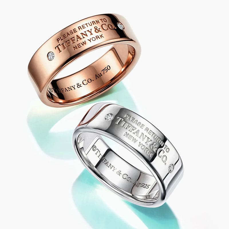 18K Tiffany Narrow Ring