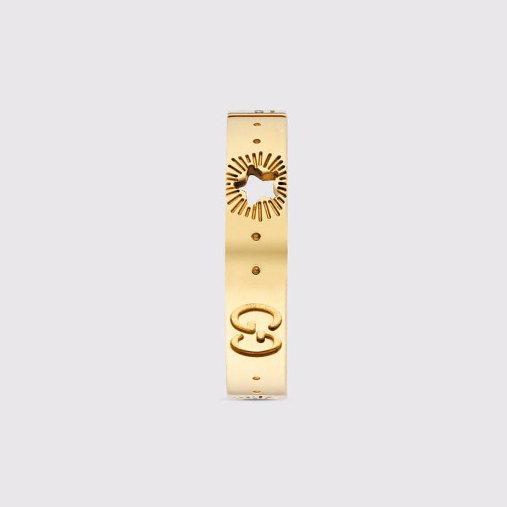 18K GucciIcon Yellow Gold Ring