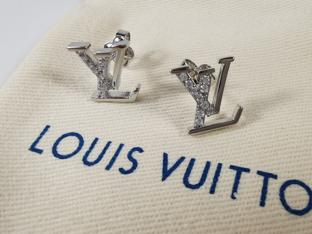18K Louis Vuitton Iconic Diamond Earrings