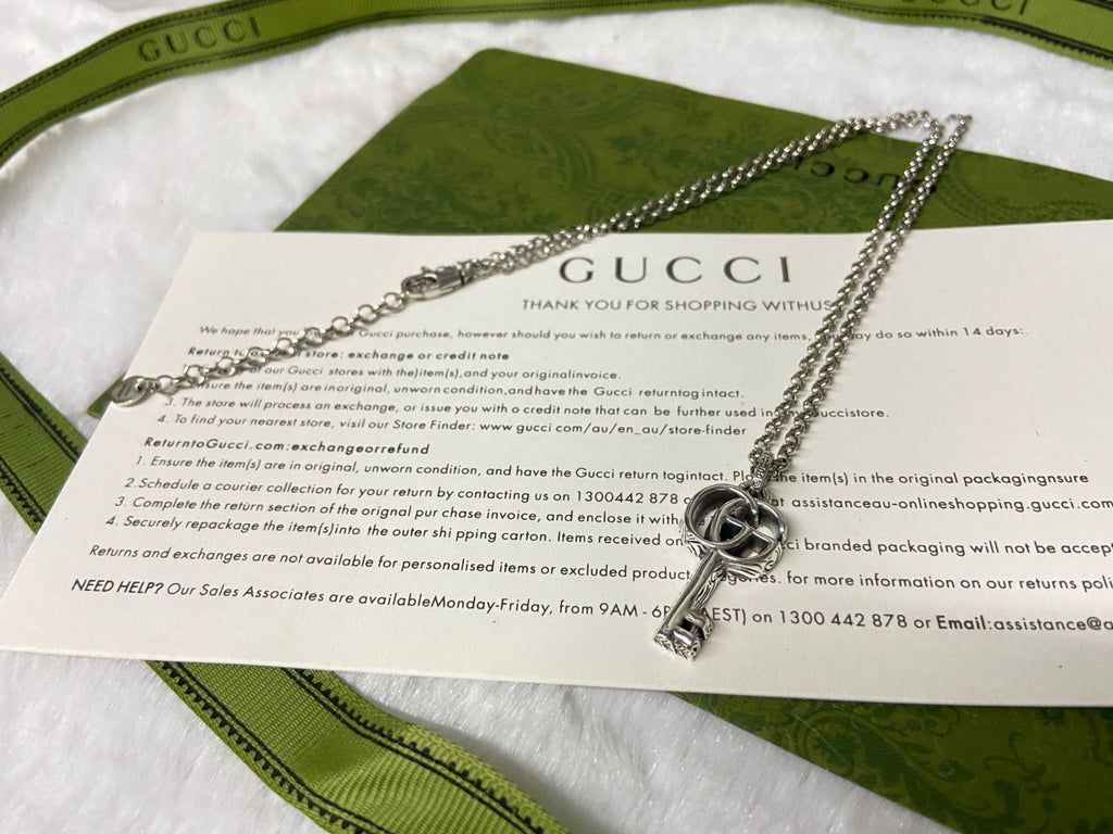Double Gucci Key Necklace