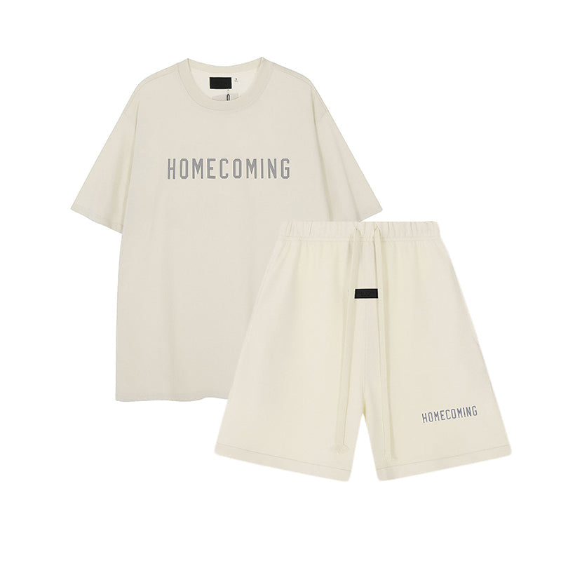Homecoming T-Shirt / Shorts / Set - Milky White