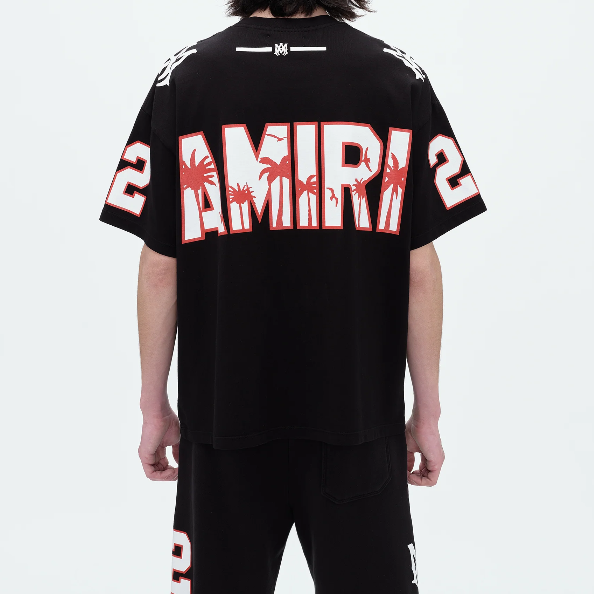 AMIRI 22 Football cotton T-Shirt