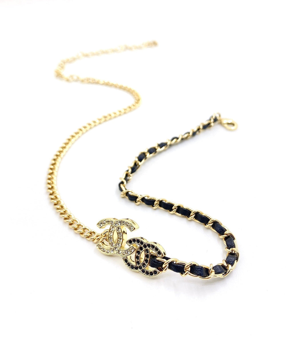 18K  Chanel Black & White Necklace