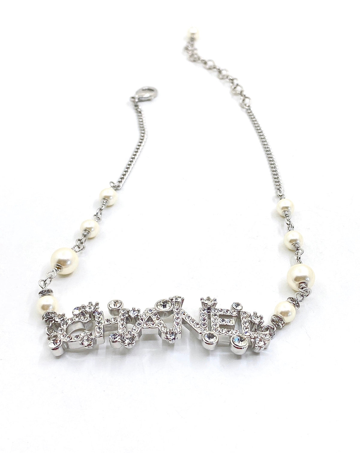 18K  Chanel Crystals Necklace