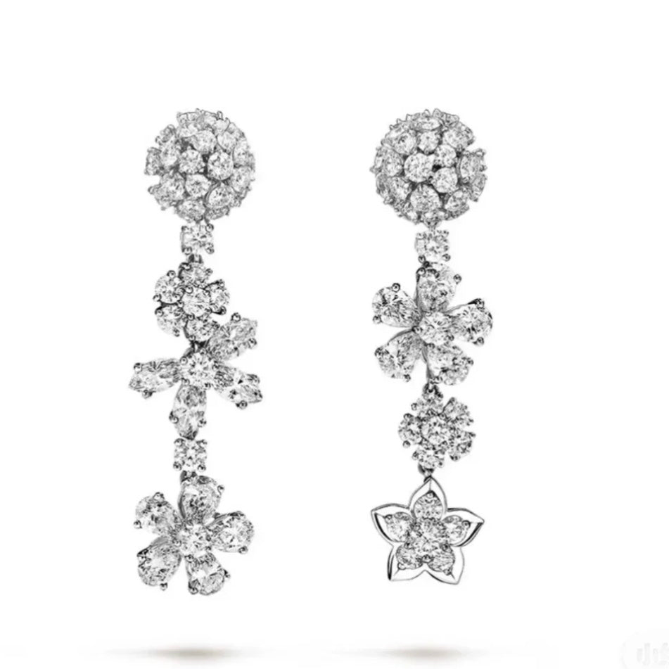 18K Folie Des Pr¨¦s Earrings