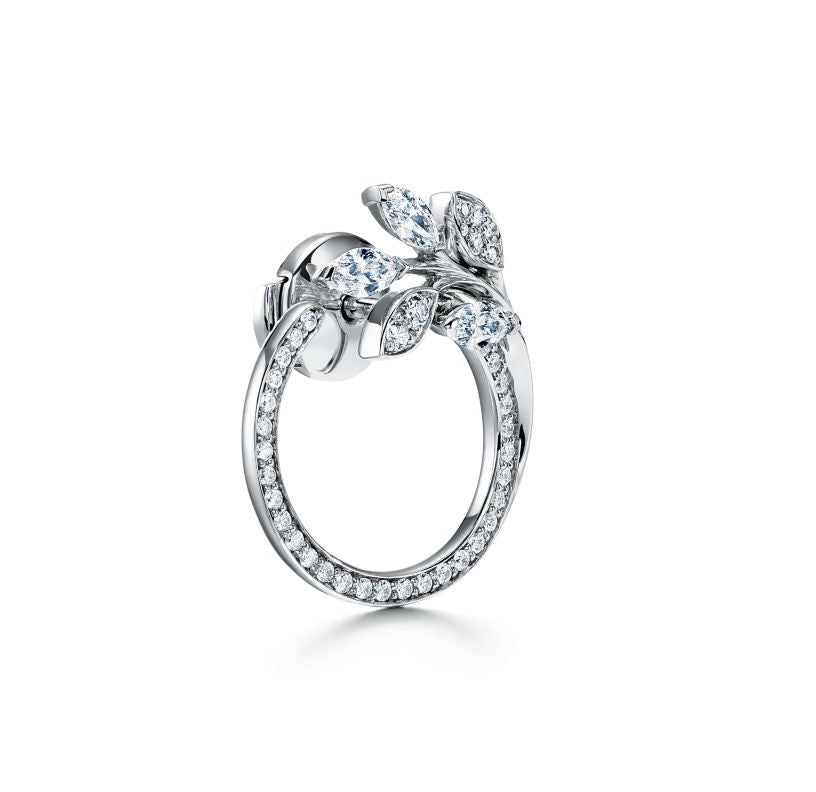 18K Tiffany Victoria Diamonds Earrings