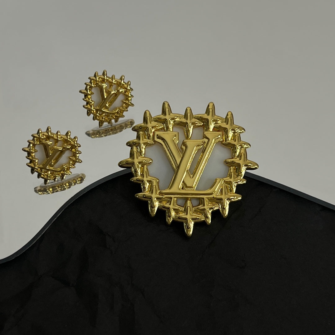18K Louis Vuitton Vintage Earrings