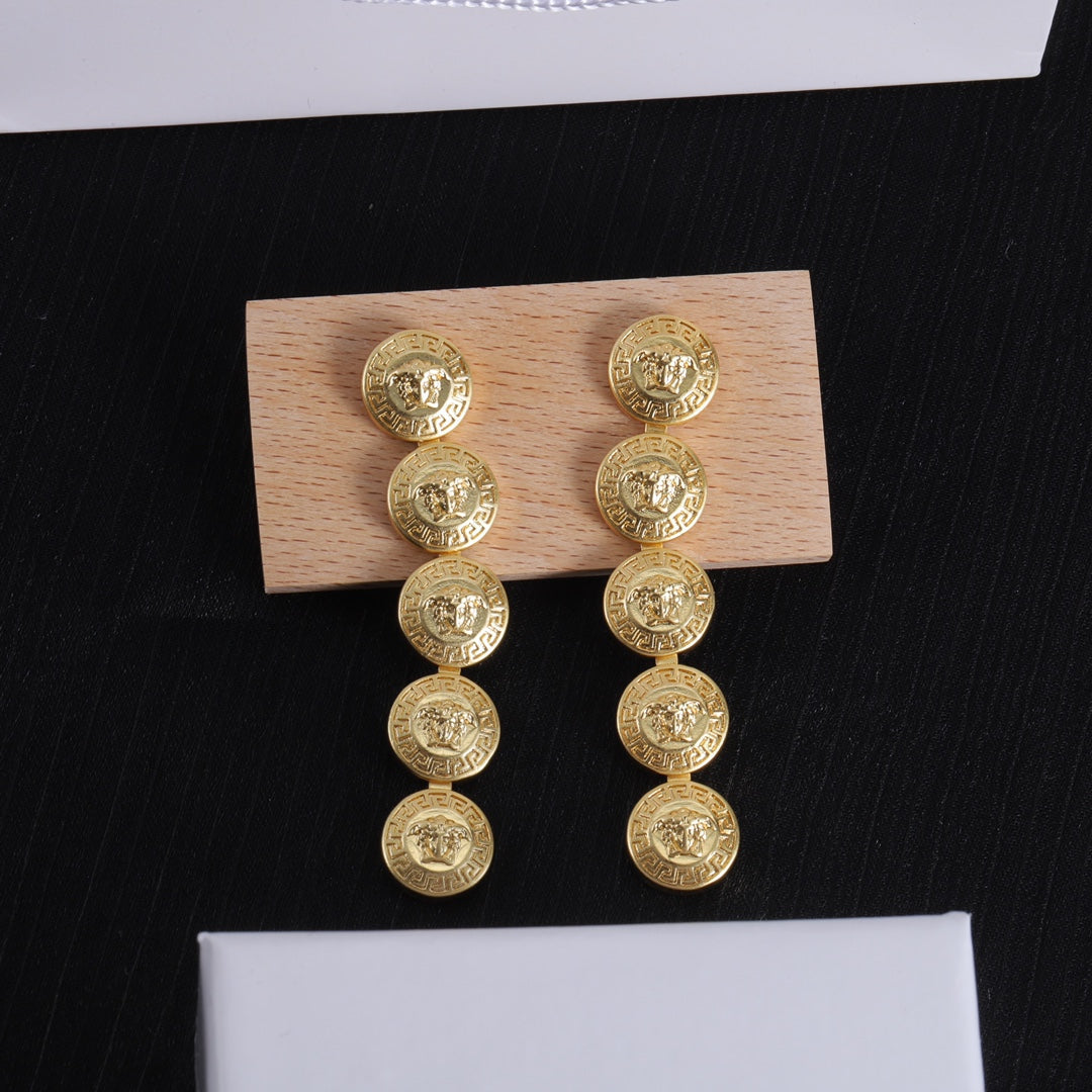 18K Long Earrings