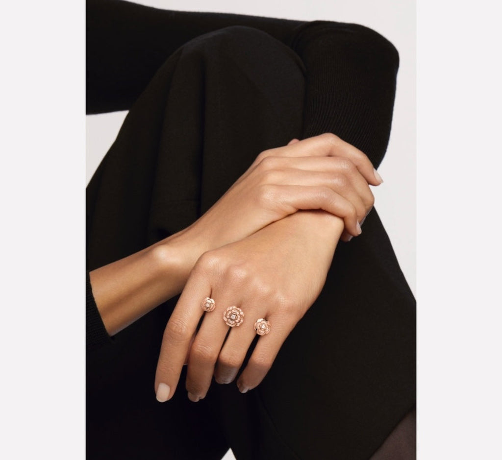 18K  Chanel Extrait De Cam¨¦lia Transformable Ring