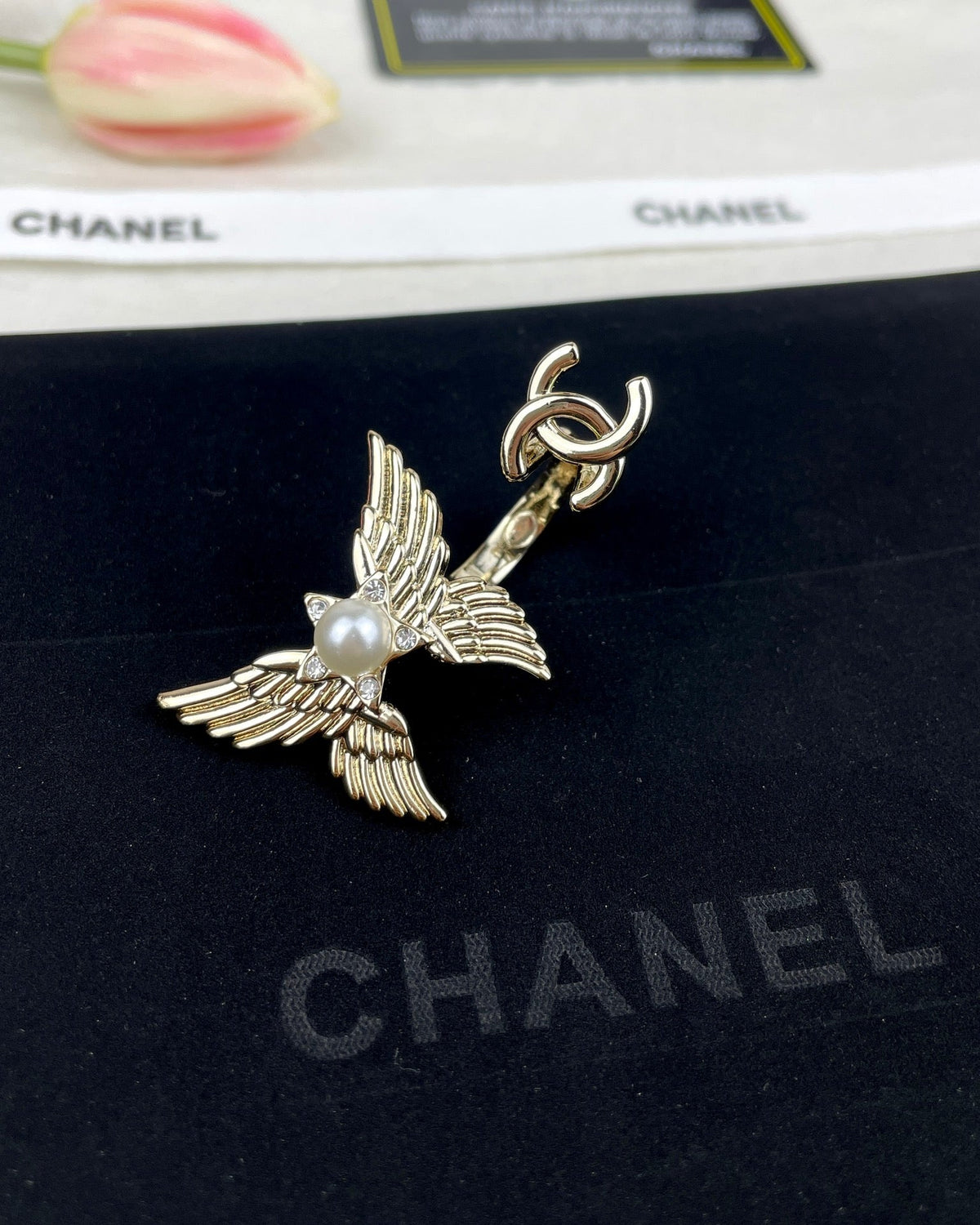 18K  Chanel Butterfly Open Ring