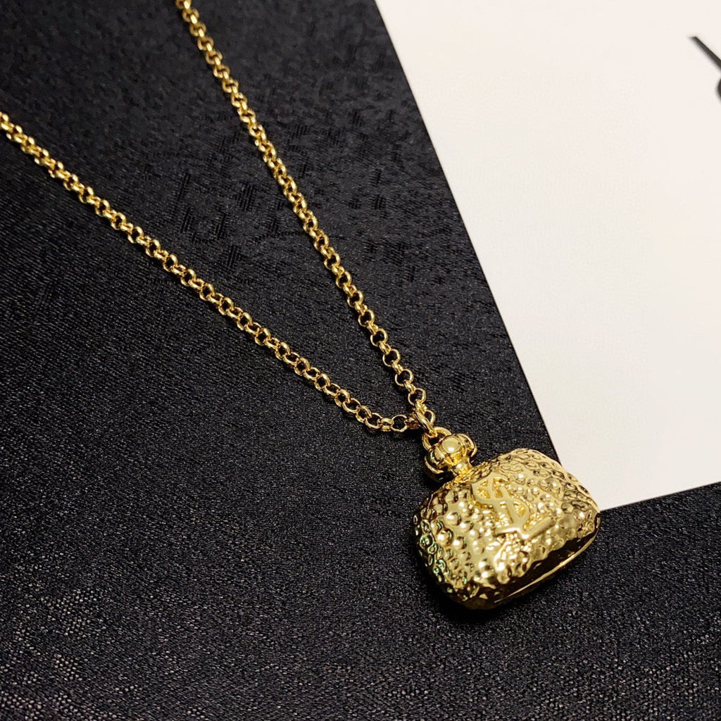 18K YSL Bag Pendant Necklace