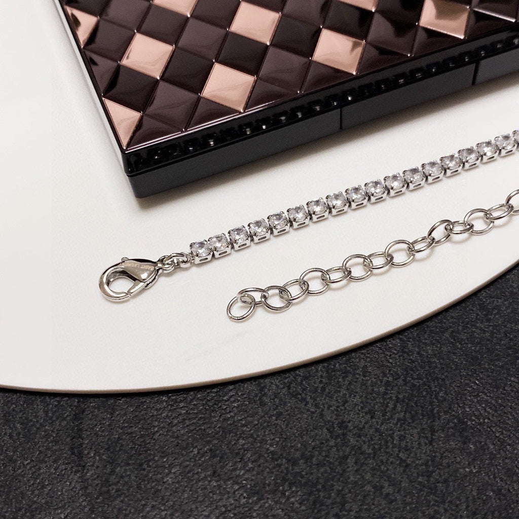 18K YSL Chain Diamond Necklace