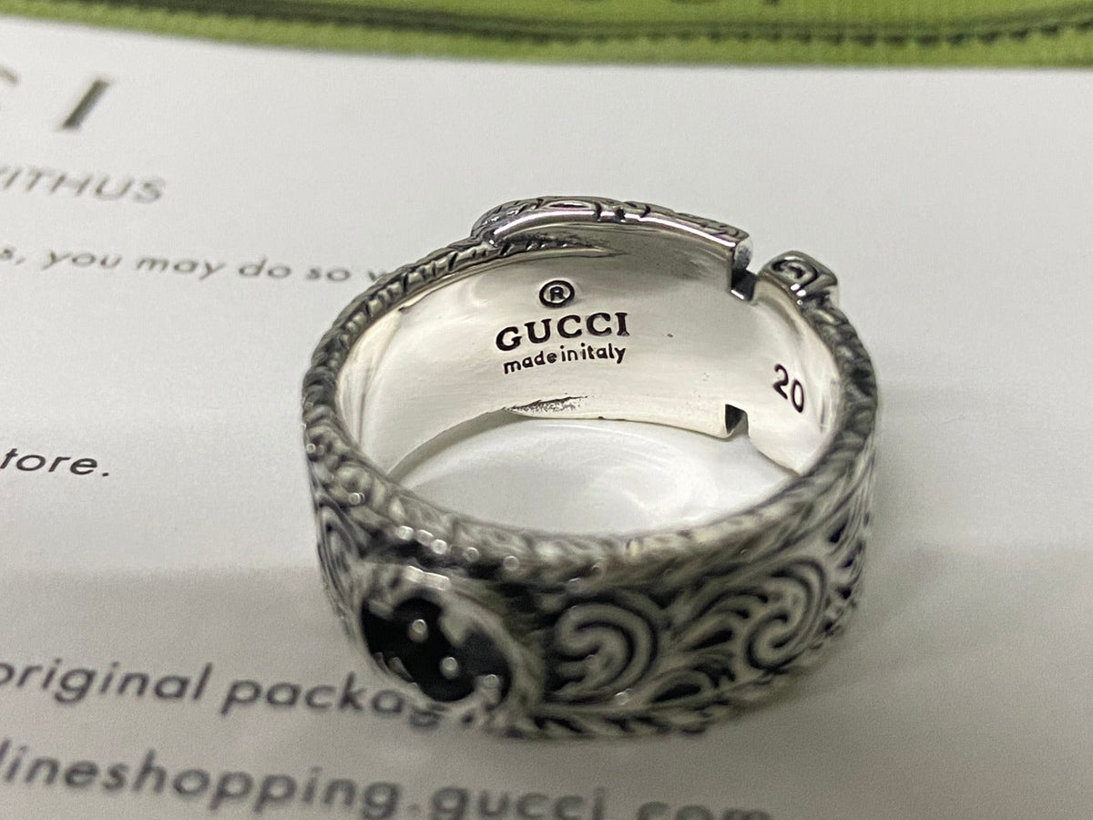 Double Gucci Garden Gatto Ring