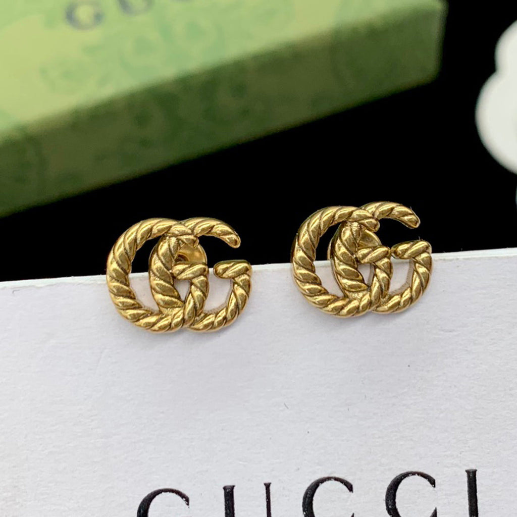 18K Double Gucci Earrings