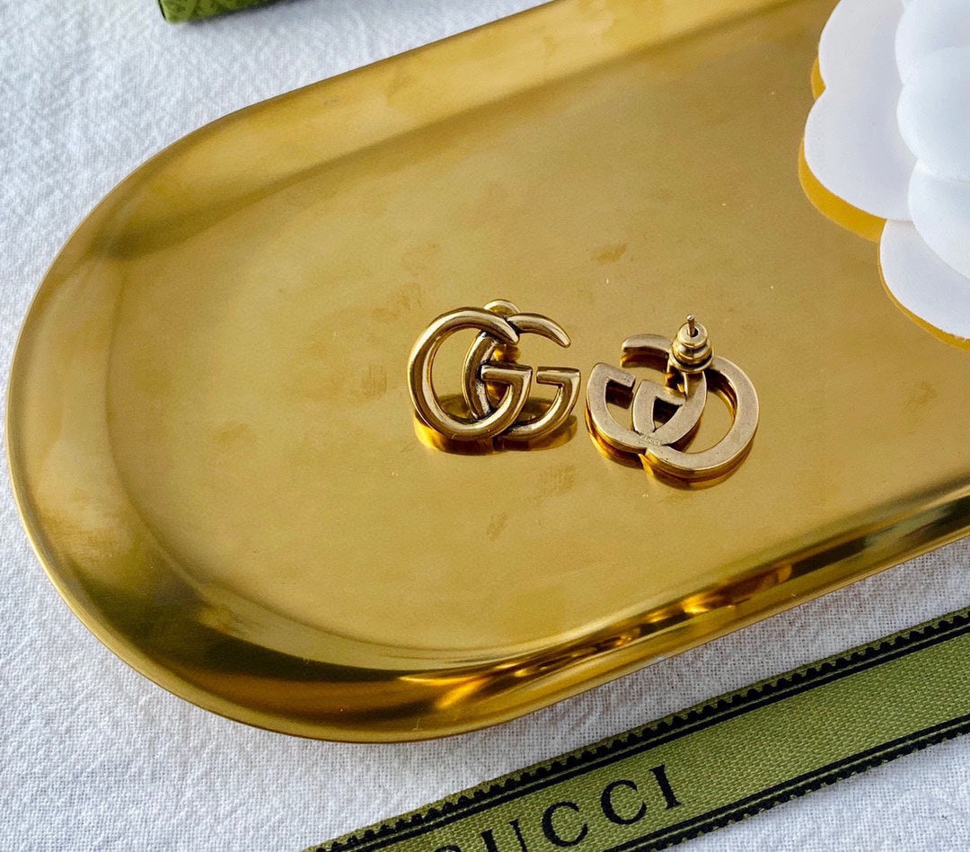 18K Double Gucci Earrings