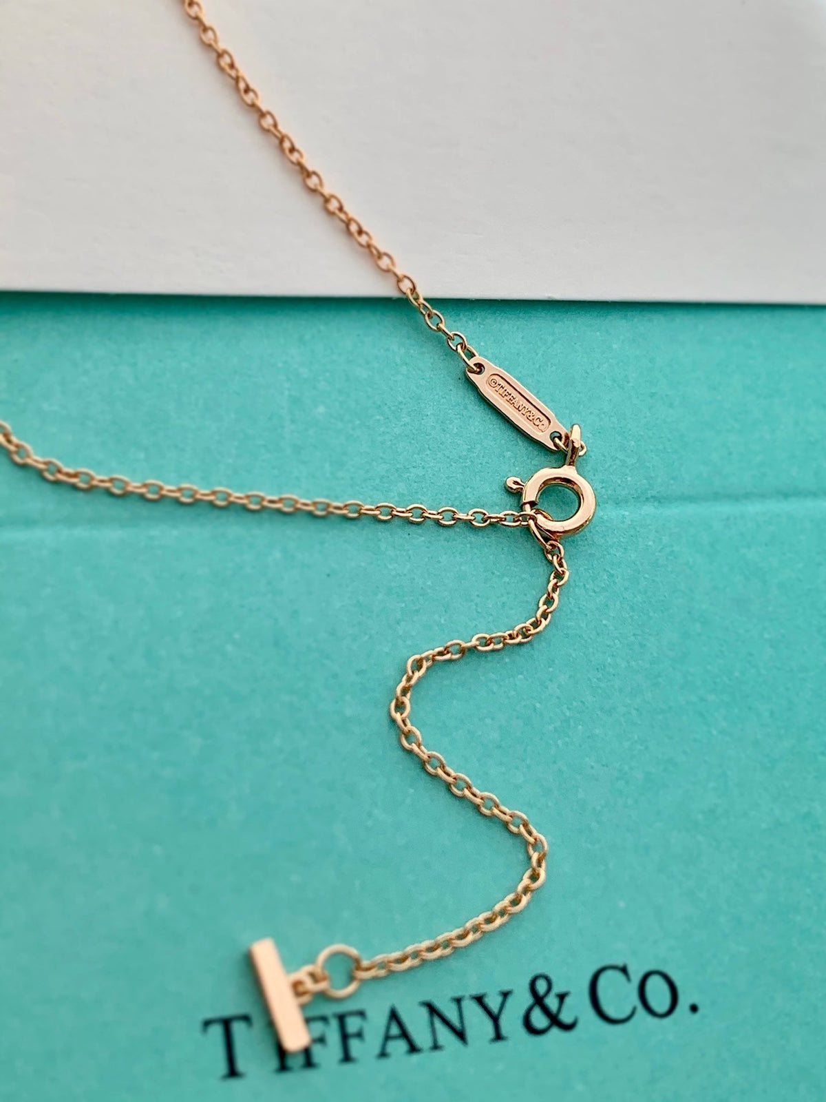 18K Tiffany Smile Pendant Necklace