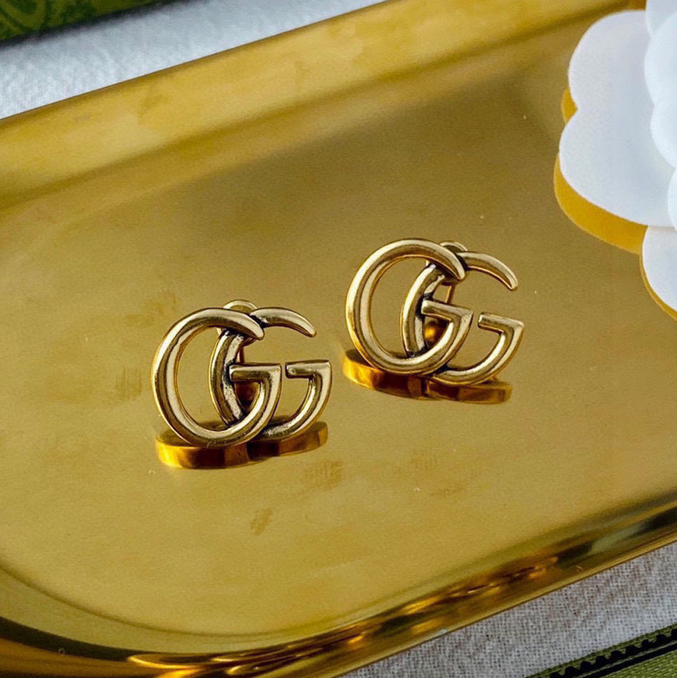 18K Double Gucci Earrings