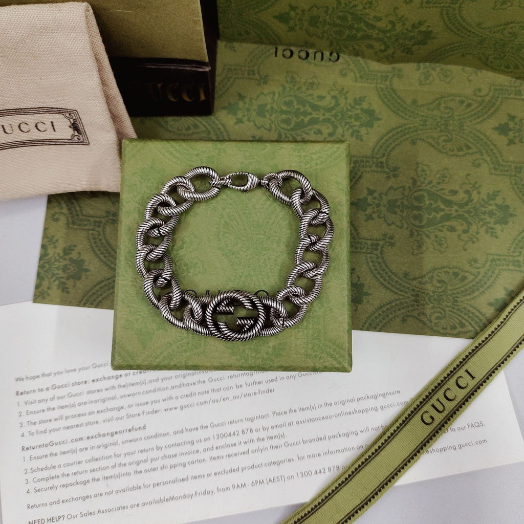 Double Gucci Interlocking Gucci Bracelet