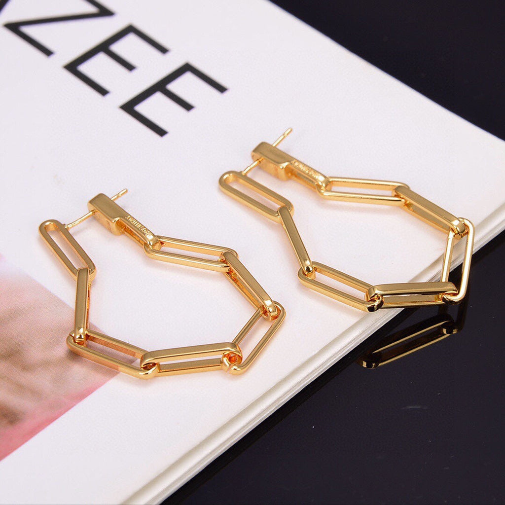 18K Celine Chain Earrings
