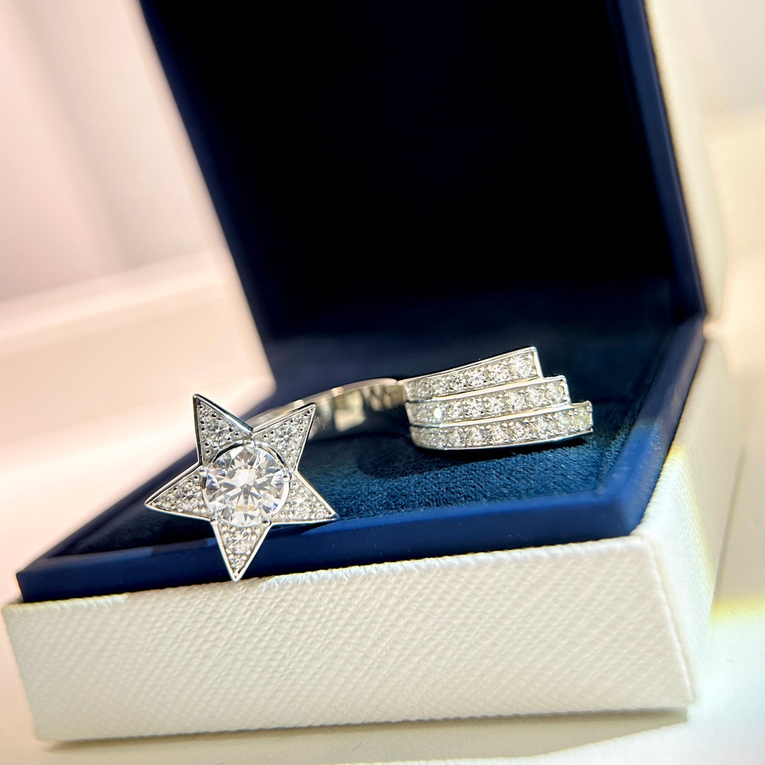 18K  Chanel Comete Diamonds Ring