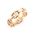 18K Chaine D'Ancre Enchainee Hermes Ring